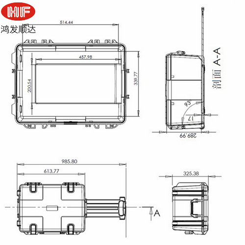 HF-P-7 内：570*393*291 外：613*460*320